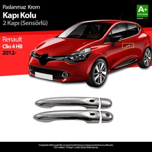 Renault Clio 4 HB Krom Kapı Kolu 2 Kapı Sensörlü 2012 Üzeri