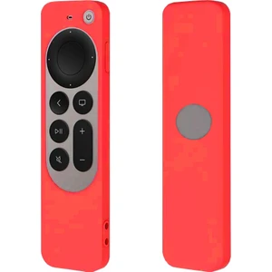 Coverzone Apple Tv 4K 2021 ile Uyumlu Kılıf Silikon Koruma Kumanda Koruma Kılıfı Tam Uyumlu
