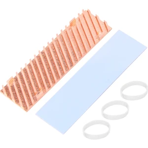 Ultra Ince Saf Bakır Soğutucu Soğutucu Isı Emici SSD Termal Ped M.2 2280 Pcı-E Nvme SSD 70X20X4MM (Yurt Dışından)