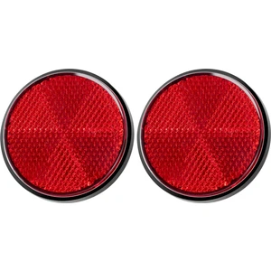 2 Adet Yuvarlak Kırmızı Reflektör Evrensel Motosiklet Atv 5.6*0.8 cm (Yurt Dışından)