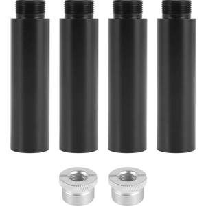 Adet Mikrofon Standı Uzatma Tüpü, 5/8 Inç Dişi 5/8 Inç Erkek Mikrofon Uzatma Çubuğu Masa Standları ve Kol Standı (Yurt Dışından)