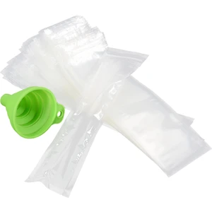 Tek Kullanımlık Dondurma Çantaları 120 Adet Dondurucu Tüpler, Hunili Buz Torbaları ve Meyve Suyu Için Buz Kollu, Buz Şekeri Pops, Meyve (Yurt Dışından)