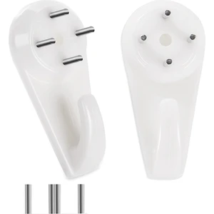 40 Resim Askısı, Beton/alçı/sert Duvar Kancaları, Resim, Goblen, Saat ve Daha Ağır Ağırlıklar Asmak Için (Yurt Dışından)