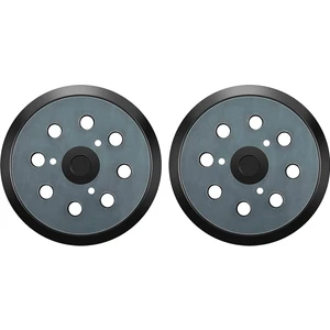 2 Adet Yedek Zımpara Taban Pedleri Yuvarlak Kanca ve Döngü Destek Pedi Orbital Zımpara Yedek Ped 125MM 8 Delik (Yurt Dışından)