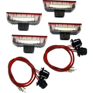 Adet Araba LED Kapı Uyarı Işığı Hoş Geldiniz Projektör Golf 6 7 Jetta Mk5 Mk6 Passat B6 B7 cc Tıguan Scirocco (Yurt Dışından)