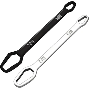 Üniversal Torx Anahtarı Çift Kafalı Kendinden Sıkmalı Anahtar, 8MM-22MM Kendiliğinden Sıkmalı Üniversal Anahtar Tamir Aletleri (2 Adet) (Yurt Dışından)