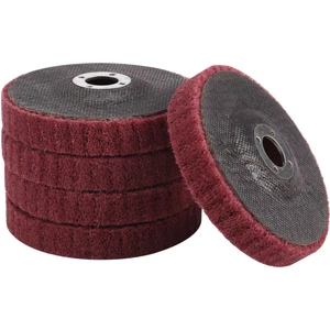 5 Adet 4 Inç Naylon Fiber Flap Disk Parlatma Taşlama Taşı, Açı Öğütücü Için Ovma Pedi Parlatma Tekerleği (Yurt Dışından)