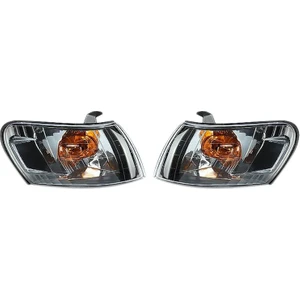 2 Adet Araba Ön Köşe Lambası Işıkları Lens Siyah Toyota Corolla Için AE100 E100 AE101 1993-1997 Sinyal Lambası Hiçbir Kablo Tesisatı (Yurt Dışından)
