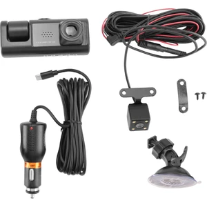 3 Kamera Lensi Araba Dvr 3 Kanallı Araç Kamerası Hd 1080P Ön ve Arka Iç Dashcam Video Kaydedici Gece Görüşü (Yurt Dışından)