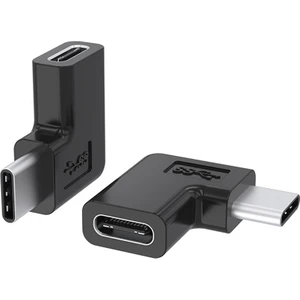 2 Adet/takım 90 Derece Sağ Açı USB 3.1 Tip C Erkek Kadın Dönüştürücü Usb-C Adaptörü Akıllı Telefon Için Taşınabilir Konnektör (Yurt Dışından)