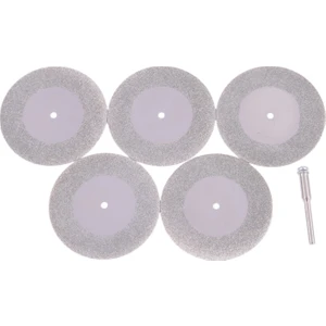 5 Adet 50MM Elmas Kesme Diskleri ve Matkap Ucu Döner Alet Cam Metal Için (Yurt Dışından)