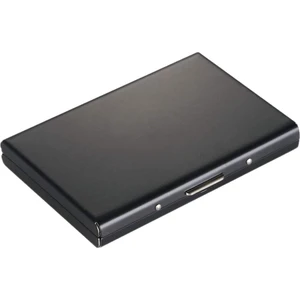 Metal Kartlıklı Cüzdan, Paslanmaz Çelik Metal Cüzdan, Siyah (Yurt Dışından)