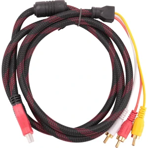 Abd 5ft HDMI - 3-Rca Video Ses Av Komponent Dönüştürücü Adaptör Kablosu Hdtv Için (Yurt Dışından)