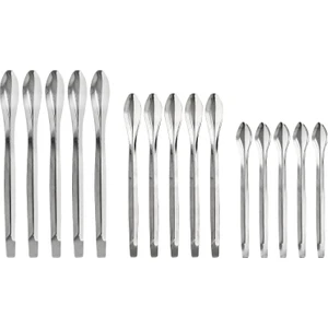 Laboratuvar Spatula Paslanmaz Çelik 15 Pcs Laboratuvar Kaşığı Mikro Kepçe Laboratuvar Reaktif Numune Alma Karıştırma Için Minik Kaşık (Yurt Dışından)