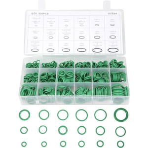530 Adet Araba R134A Araba O-Ring Onarım Otomotiv Klima Tamir Kauçuk Sızdırmazlık Kutusu Seti (Yurt Dışından)