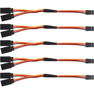 Adet 150MM Y Tipi Genişletilmiş Hat Uzatma Kurşun Tel Kablo Futaba Jr Y Demeti Servo Kurşun Uzatma (Yurt Dışından)