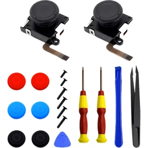 2-Pack Joycon Joystick 3D Analog Başparmak Çubuğu Yedek Kiti Nintendo Anahtarı Için Tornavidalar Başparmak Çubuğu Kapakları Dahil (Yurt Dışından)
