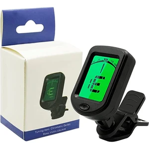 Akustik/elektro Gitar, Ukulele, Keman, Bas, Kromatik Akort Modları Için Profesyonel Klipsli Gitar Akort Aleti (1 Paket) (Yurt Dışından)