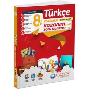 Çanta Yayınları 8. Sınıf Türkçe Etkinlikli Kazanım Soru Bankası