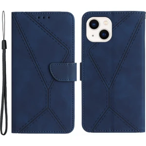 Xstep Case iPhone 15 Deri Kılıf Skin-Touch Flip Stand Cüzdan Baskılı Hat Telefon Kılıfı (Yurt Dışından)