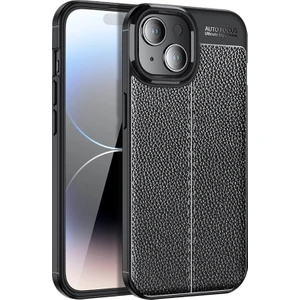 Xstep Case iPhone 15 Plus Tpu Telefon Kılıfı Litchi Doku Damla Koruma Geri Kapak (Yurt Dışından)