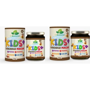 Dr. Natural Kids Çocuk Macunu Kakao - Arı Sütü - Propolis - Pekmez ve Vitamin 240 Gr. ( 2 Adet )