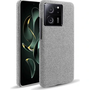 LR Joyful Xiaomi 13T Pro, Kumaş+Sert Pc Koruyucu Telefon Kapak Kılıfı Ince Fit Telefon Kabuğu (Yurt Dışından)