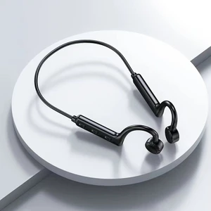 Yeni Kemik Iletimli Kablosuz Bluetooth Kulaklık Spor Tws Bluetooth Boyun Bandı Kulaklık Işitme Cihazları Kulaklık Mic ile Handsfree (Yurt Dışından)