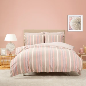 Karaca Home Arlo Terracotta Çift Kişilik Ipliği Boyalı Nevresim Takımı