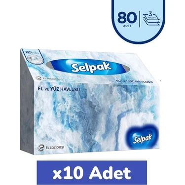 Selpak El ve Yüz Havlusu x 10 Paket 800