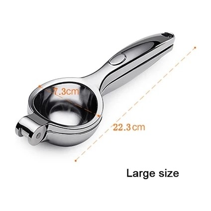 Gümüş Büyük Manuel Limon Sıkacağı Paslanmaz Çelik Portakal Sıkacağı Sıkacağı Meyve Suyu Narenciye Pres Makinesi Kolu Basın Çok Fonksiyonlu Alet (Yurt Dışından)