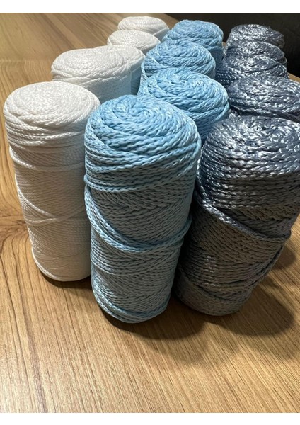 Polyester Makrome Ip (3 mm - 100 Gr) Sepet Ipi , Çanta Ipi , Puset Ipi , Örgü Ipi , Paspas Ipi indirimleri