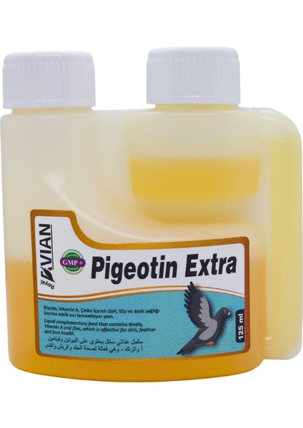 Royal Pigeotin Extra 125 Ml. Güvercin ve Kafes Kuşlarında Biotin Desteği