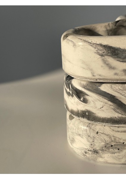 Beton Kalp Siyah Beyaz Küllük , Dekoratif Hediyelik Küllük Kül Tablası fırsatları