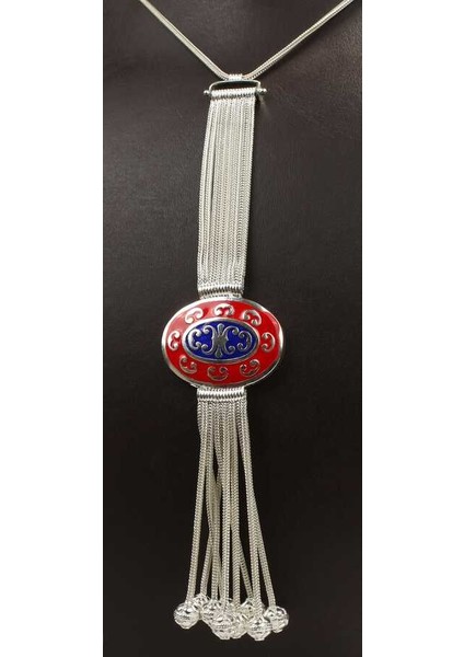 925 Ayar Gümüş Mineli Tilki Kuyruğu Kolye indirimleri