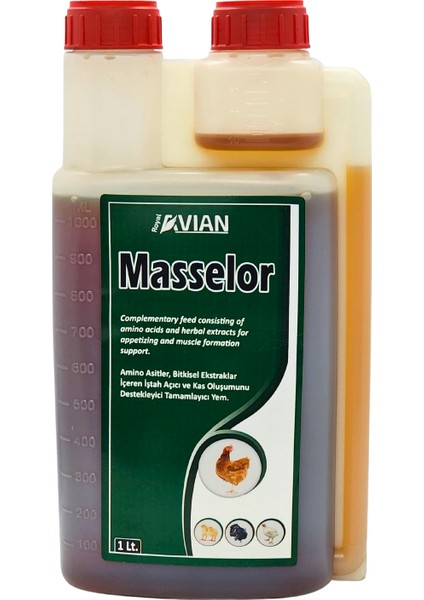 Royal Ilaç Masselor 1 Lt. Kanatlılarda Kilo Alımı ve Kas Desteği