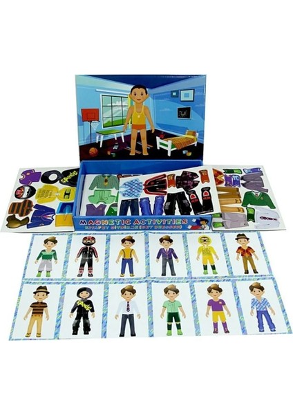 LC7162 Laço, Manyetik Aktiviteler - Erkek Giydirme Oyun Setler modelleri