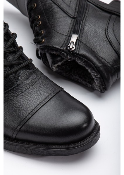 Erkek Deri Kürklü Fermuarlı Kışlık Bot fiyatları