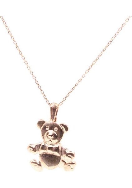 925 Ayar Gümüş Ayıcık Kolye