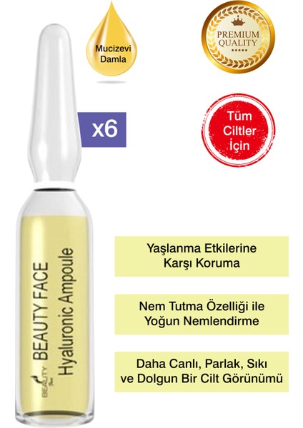 Hyaluronic Nemlendirici Ampul x 6 fiyatları