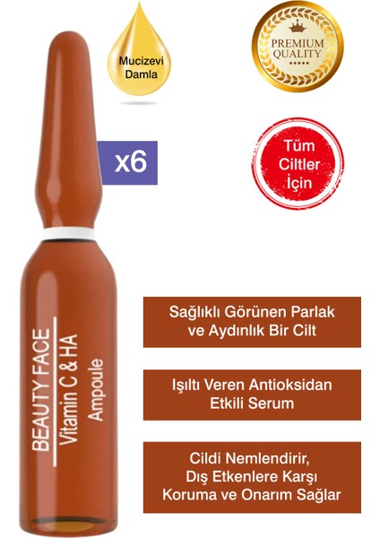 Vitamin C & Ha Ampul x 6 fiyatları