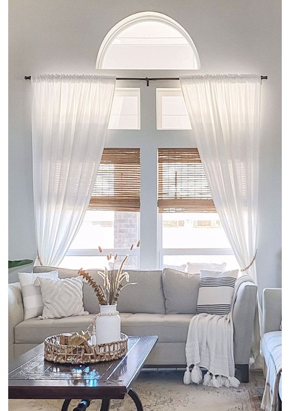 80CM 2 Adet Dekoratif Ahşap Boncuklu Perde Süsü Askısı modelleri