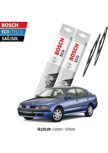 Mitsubishi Carisma 1995 Model Silecek Takımı Bosch Eco (Telli)