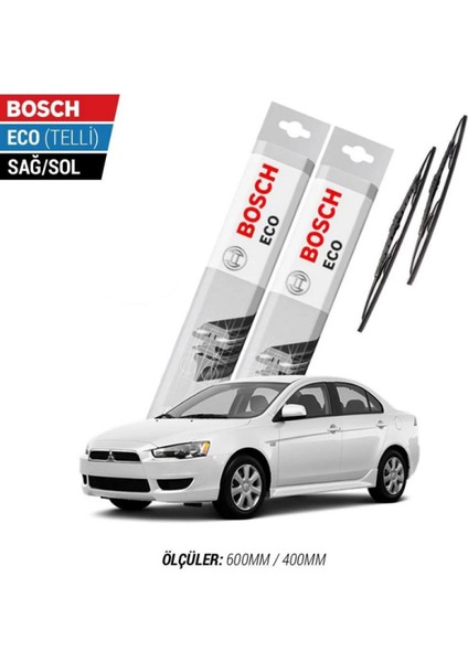 Mitsubishi Lancer 2012 Model Silecek Takımı Bosch Eco (Telli)