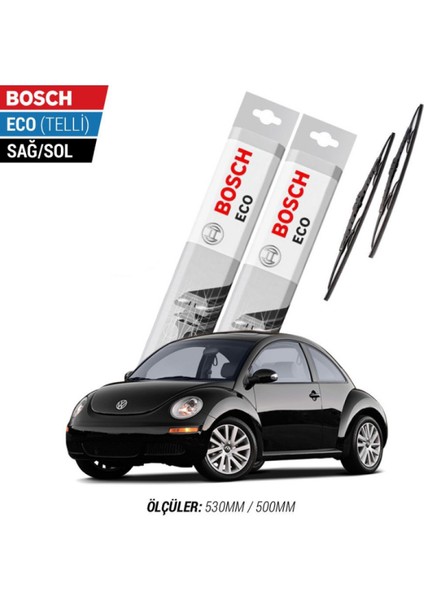 Volkswagen Beetle 2010 Model Silecek Takımı Bosch Eco (Telli)