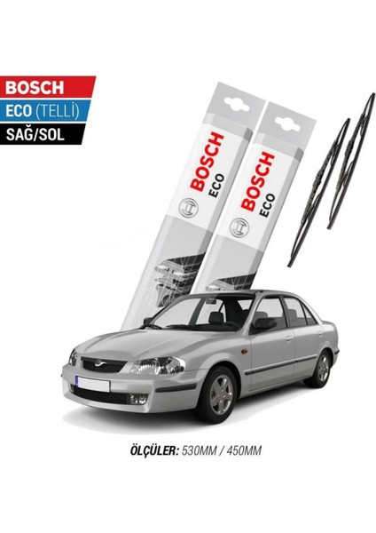 Mazda 626 2001 Model Silecek Takımı Bosch Eco (Telli)