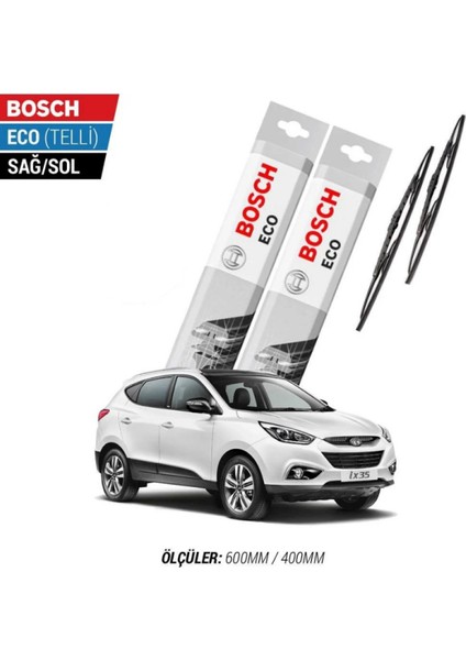 Hyundai İX35 2014 Model Silecek Takımı Bosch Eco (Telli)