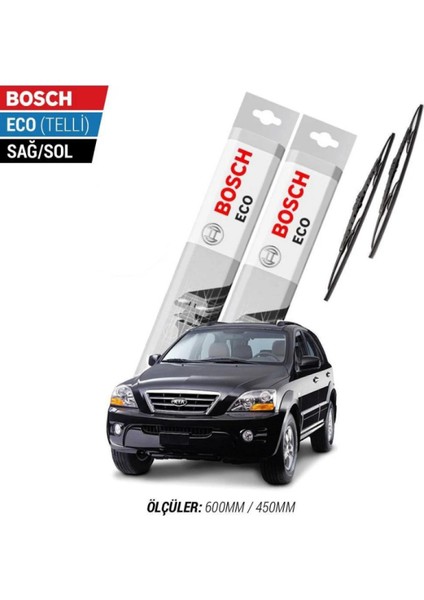 Kia Sorento 2004 Model Silecek Takımı Bosch Eco (Telli)