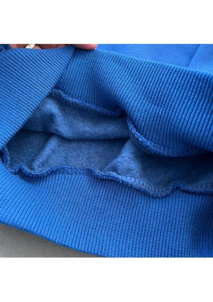 Yarım Fermuarlı Kışlık Şardonlu Pamuklu Sweatshirt modelleri