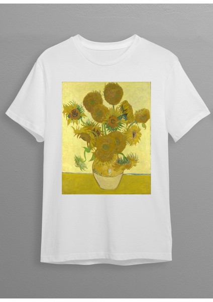 Vincent Van Gogh Baskılı Unisex T-Shirt HC05